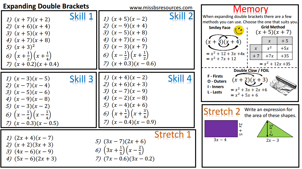 algebra-worksheet-new-951-algebra-worksheets-double-brackets